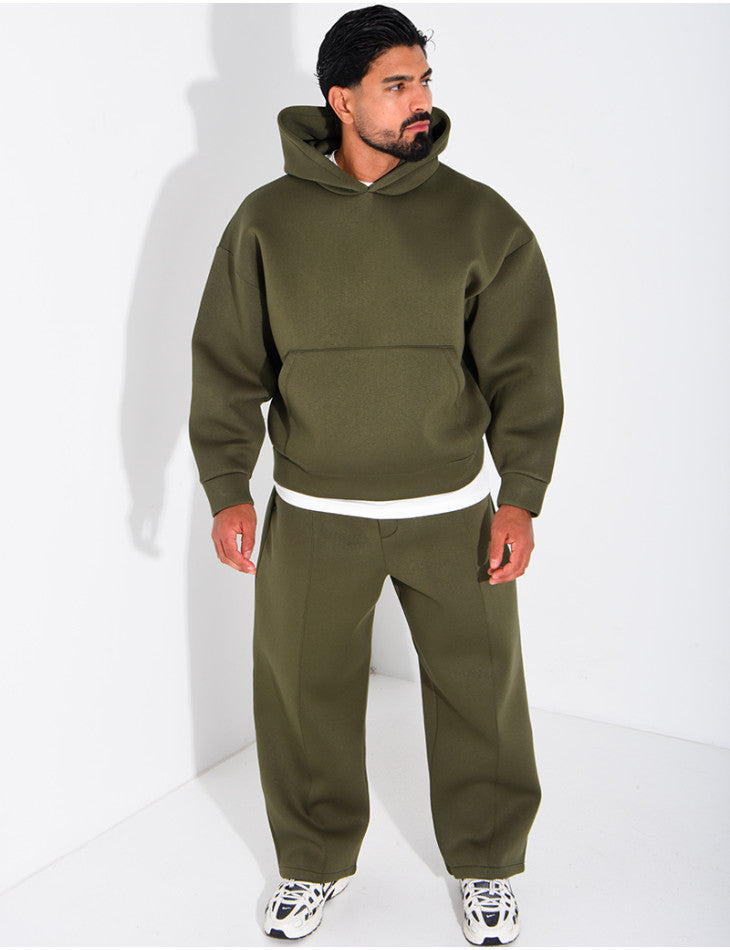Tuta felpa con cappuccio e pantaloni