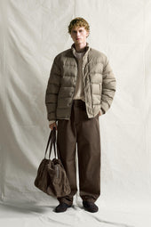 Piumino Feather idrorepellente beige chiaro