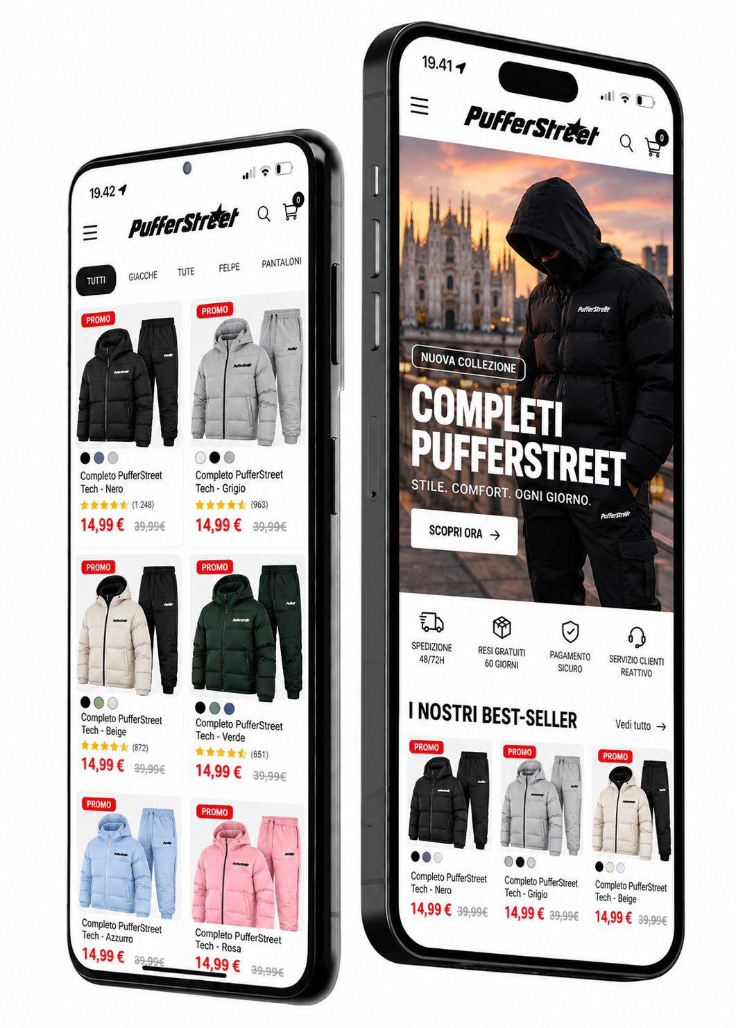 L'app PufferStreet sta arrivando